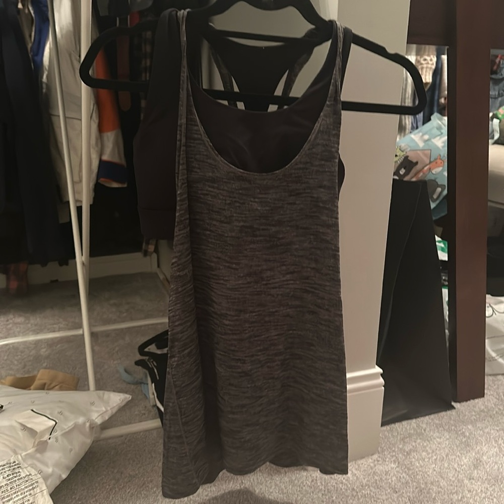 Lululemon built in sports bra and tank